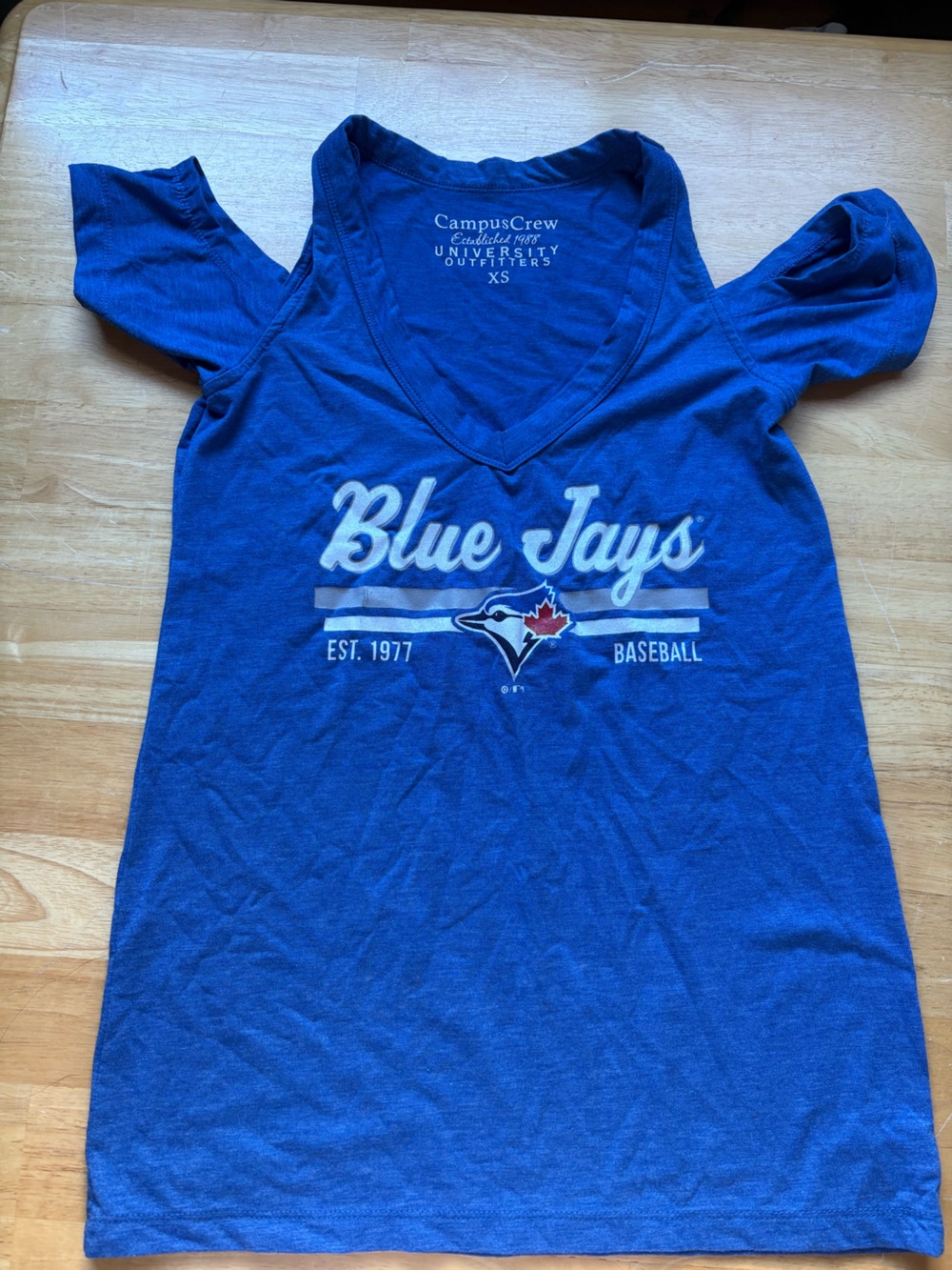 Toronto Blue Jays V-neck Tee in Royal Blue